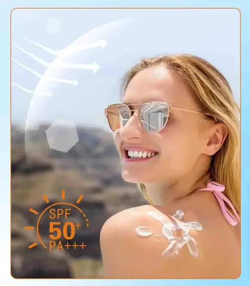SPF50+ PA+++ Dual Tube Multi-Effect Facial Sunscreen — Brightening Solar Blocker