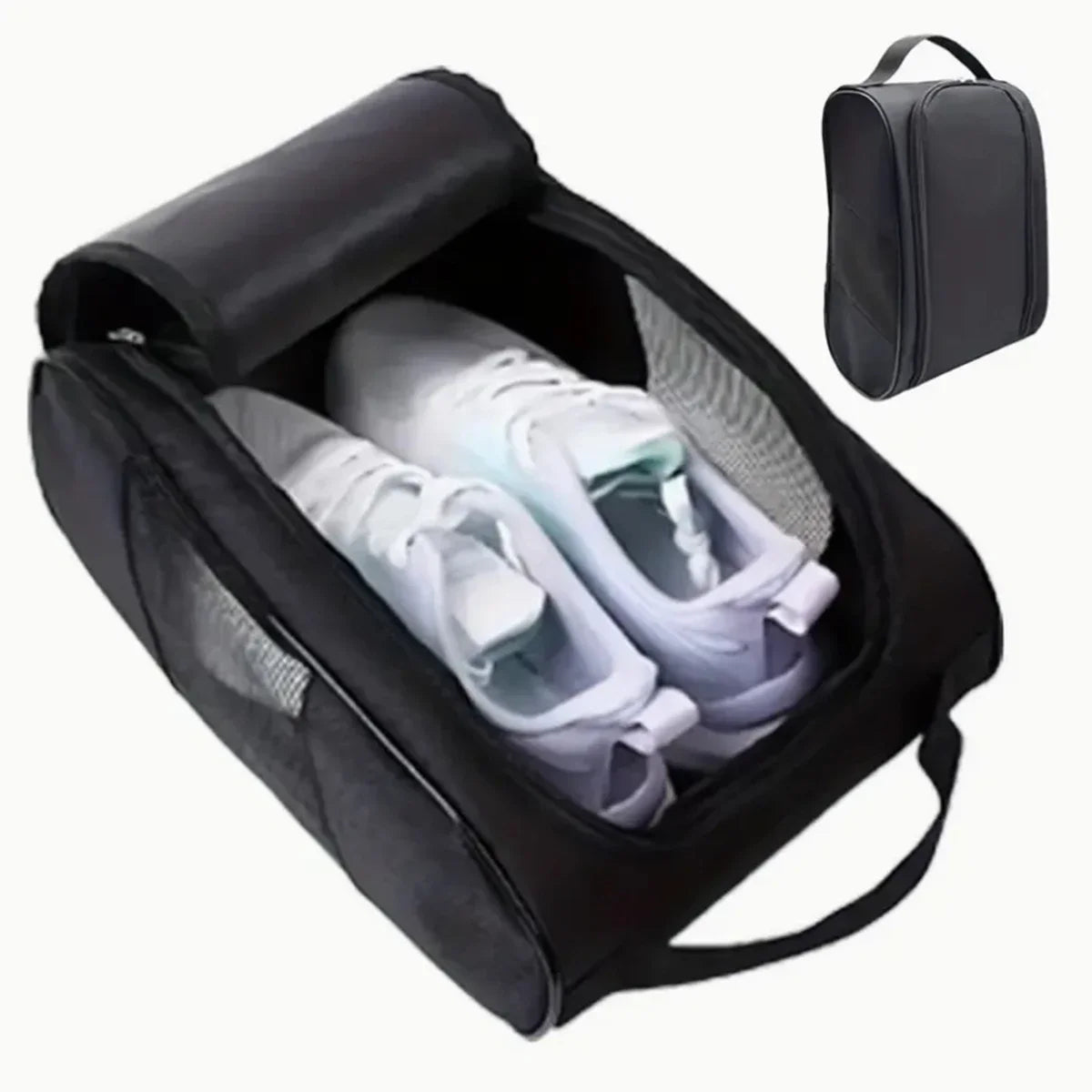 Portable Sports Shoe Bag — Breathable Oxford Carry Bag for Golf, Football & Tennis