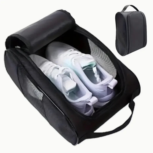 Portable Sports Shoe Bag — Breathable Oxford Carry Bag for Golf, Football & Tennis