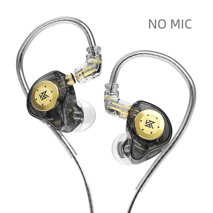 KZ EDX PRO Dynamic HIFI Earphones — Bass Earbuds In-Ear Monitor with Noise Cancelling & Mic