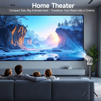Magcubic HY300 Pro+ 8K WiFi 6 Projector — 290 ANSI Android 14, Bluetooth 5.0 & 1280x720P Home Cinema & Outdoor Projector