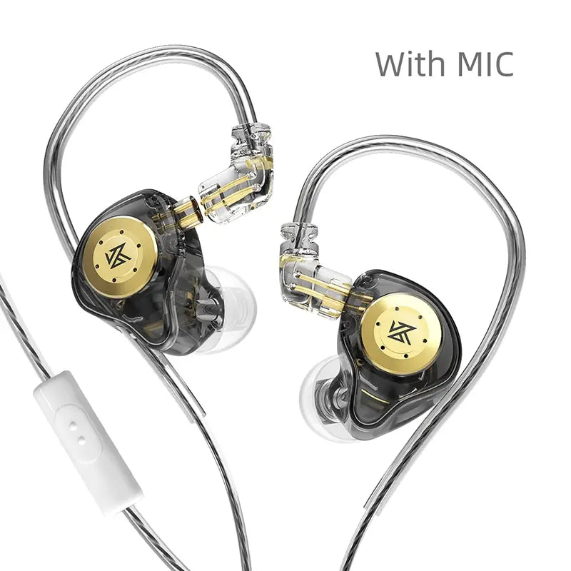 KZ EDX PRO Dynamic HIFI Earphones — Bass Earbuds In-Ear Monitor with Noise Cancelling & Mic