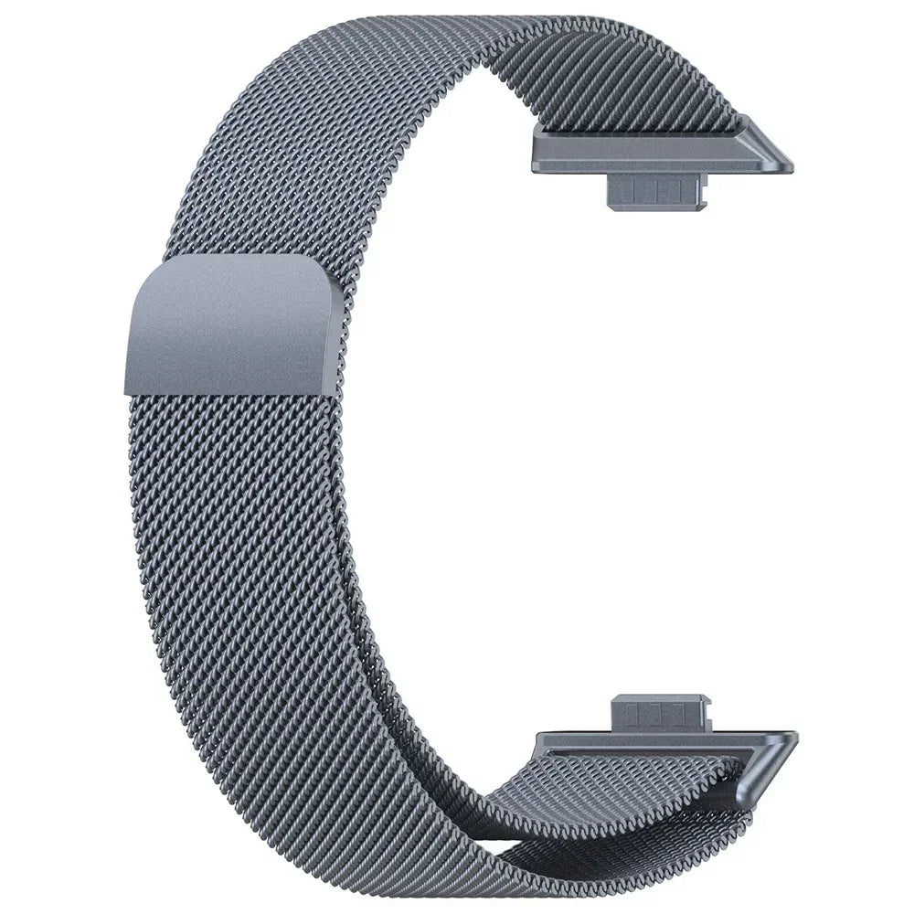 Magnetic Milanese Loop Watch Band — Stainless Steel, Fits Huawei Watch FIT 3 / FIT 4 / FIT 4 Pro