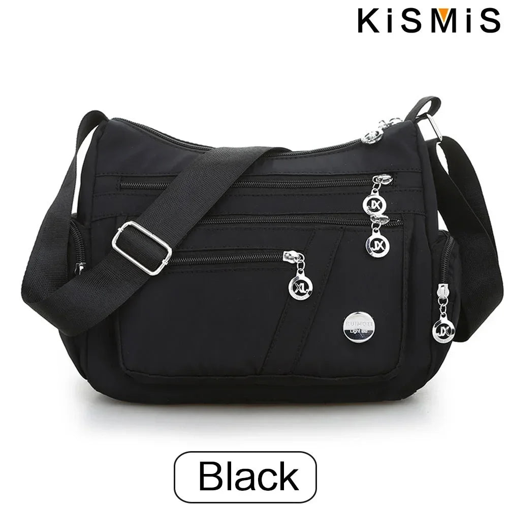 Women's Waterproof Crossbody Bag — Casual Oxford Shoulder & Messenger Bag