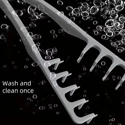 Volumizing Wide-Tooth Hair Styling Comb — Fluffy Texture Curling Tool for All Hair Types