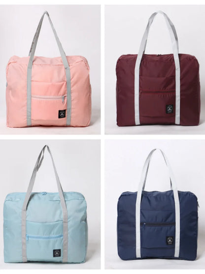 25 L Foldable Travel Duffel Bag with Trolley Sleeve