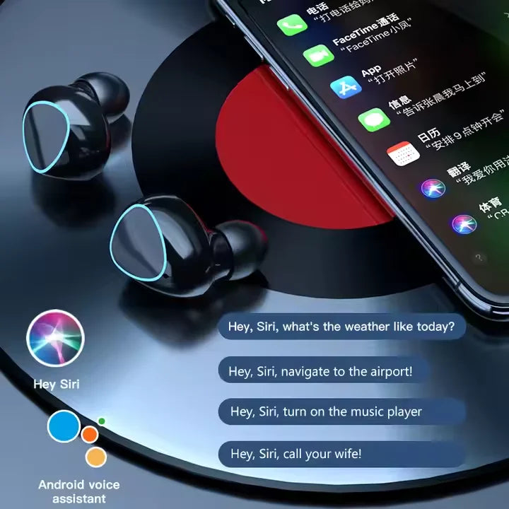 M10 Wireless Earbuds with Built-In Power Bank — High Quality Sound, Sports & Gaming Bluetooth Headphones