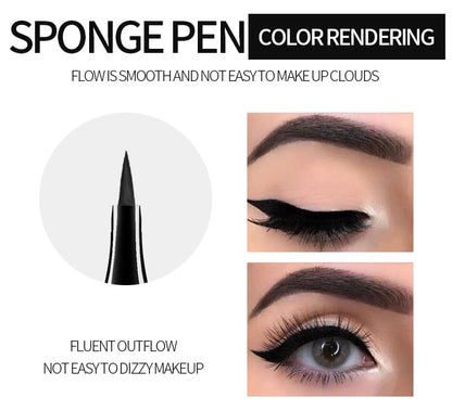 YANQINA Waterproof Liquid Eyeliner & 4D Mascara Set — Thick Curling Lashes & Eyebrow Pencil Eye Makeup