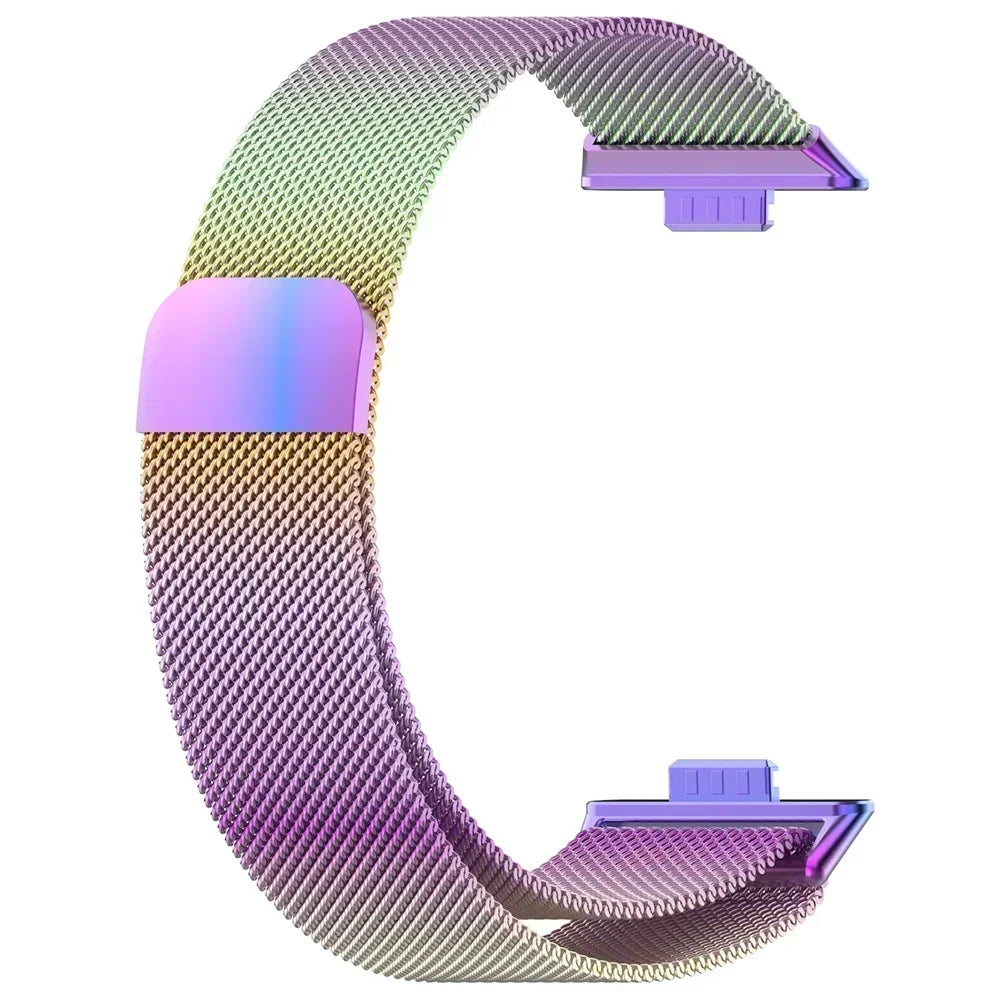 Magnetic Milanese Loop Watch Band — Stainless Steel, Fits Huawei Watch FIT 3 / FIT 4 / FIT 4 Pro