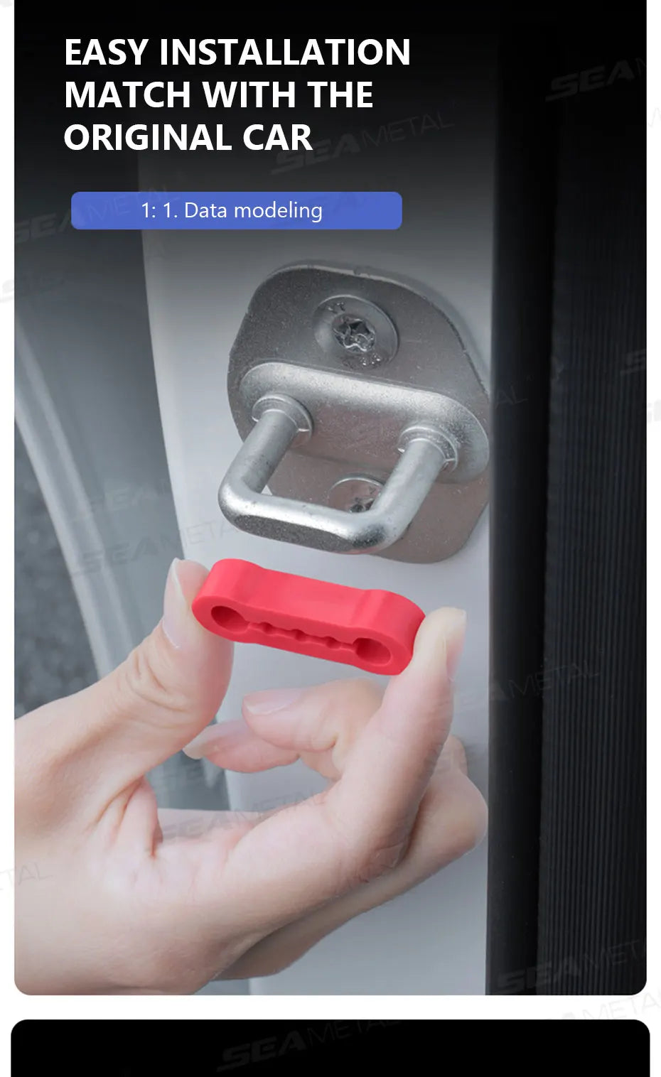 Universal Car Door Shock Absorber — Soundproof Anti-Vibration Cushion Buffer Pad & Damper