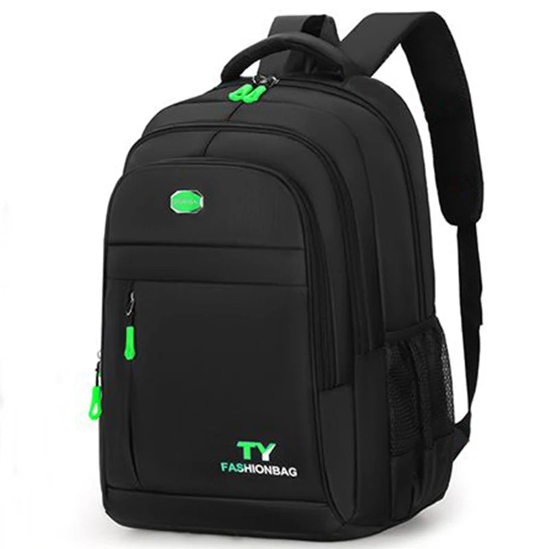 Neutral Nylon Business & Travel Backpack — Unisex Laptop Bag for Work, School & Travel