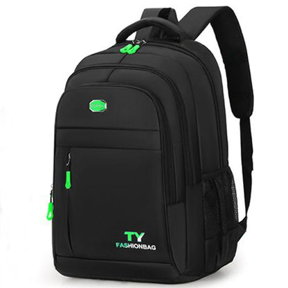 Neutral Nylon Business & Travel Backpack — Unisex Laptop Bag for Work, School & Travel