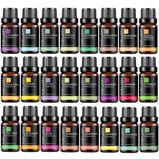 MAYJAM Lavender & Jasmine Essential Oil 10ml — Pure Aromatherapy Blend