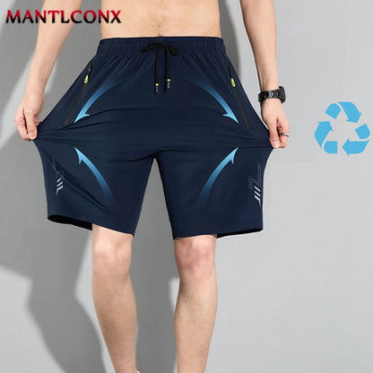 Men's Quick-Dry Sports Shorts — Breathable Running & Football Shorts