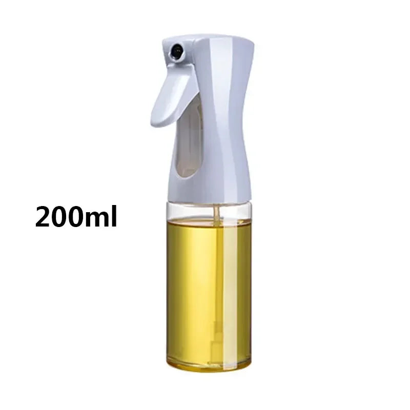 Kitchen Oil Spray Bottle — 200/300/500ml Mist Sprayer & Oil Brush for Cooking, BBQ & Baking