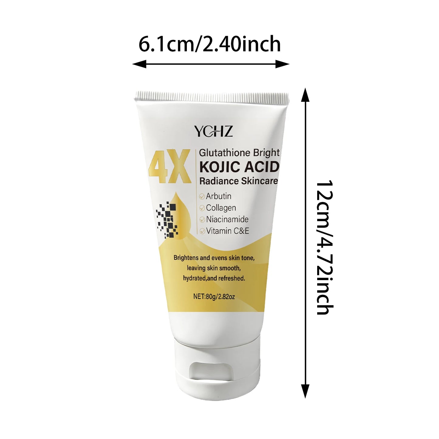 Kojic Acid Brightening Face Cream — Dark Spot Corrector for Men & Women