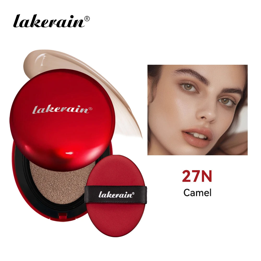 Sunscreen Cushion Foundation — Full Coverage Waterproof Long-Lasting Concealer & SPF Makeup