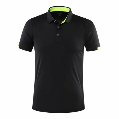 Men's Quick-Dry Sports POLO Shirt — Breathable Short Sleeve Cycling & Fitness Top