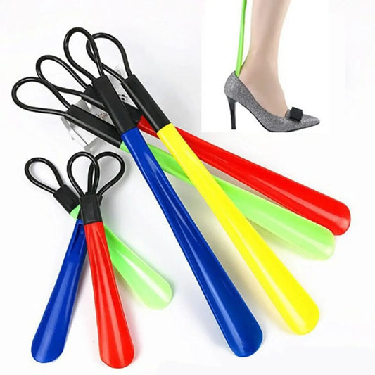 Long Flexible Plastic Shoe Horn — Easy-Wear Shoe Lifter & Spoon for All Shoe Types (1 or 2 Pack)