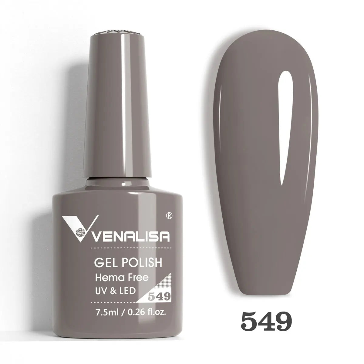 Venalisa HEMA-Free Glitter Gel Nail Polish — Full Coverage UV LED Soak-Off, Jelly Pink & Nude