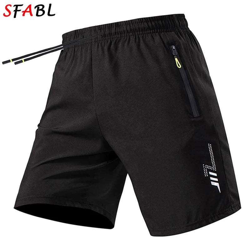 Men's Quick-Dry Sports Shorts — Breathable Running & Football Shorts