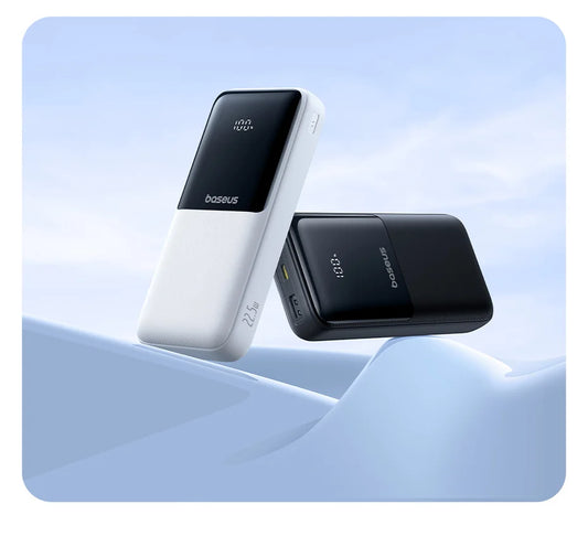 Baseus 20000mAh Power Bank — PD 22.5W Fast Charging External Battery for iPhone, Samsung, Xiaomi & iPad