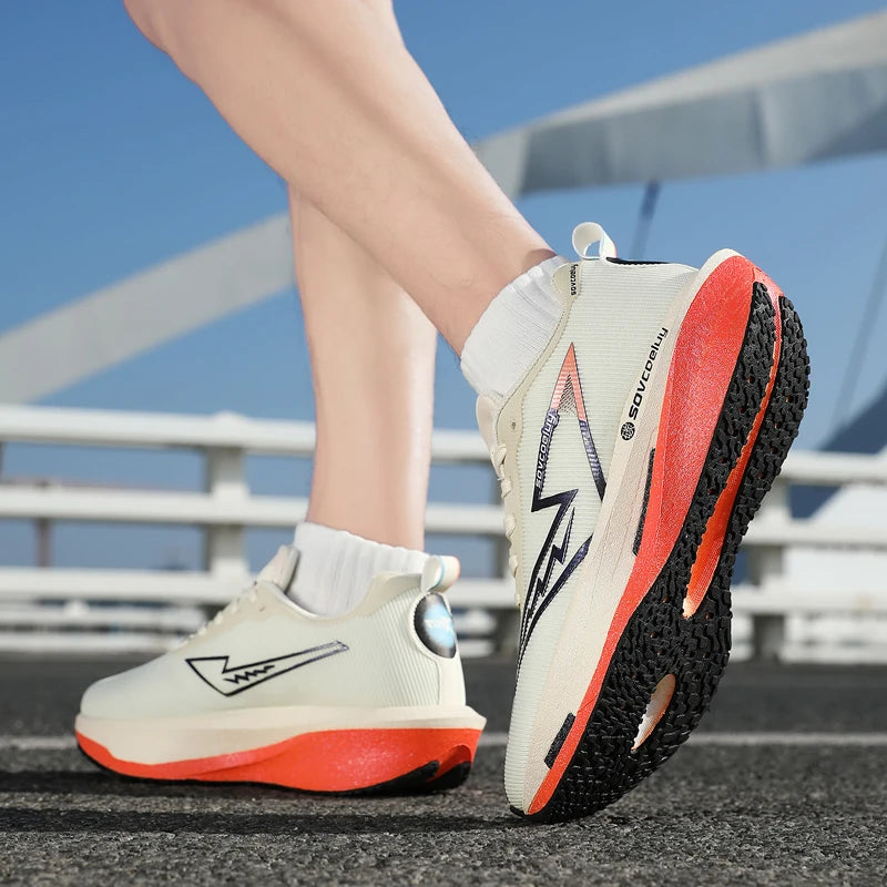 Carbon Board Marathon Running Sneakers — Breathable Lightweight Athletic Shoes for Men & Women