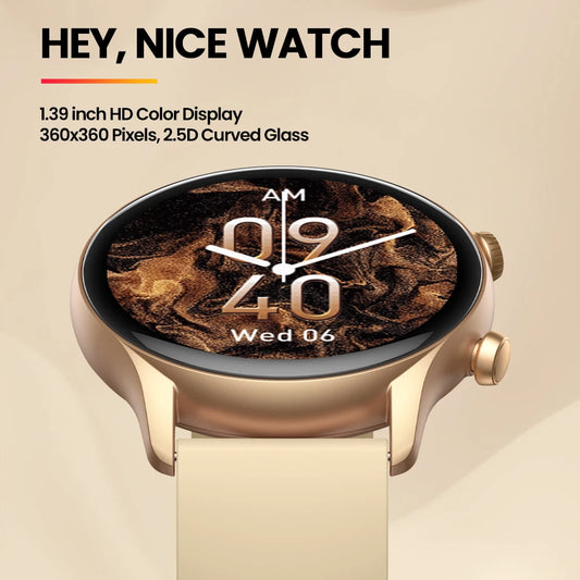 Zeblaze Btalk 3 Plus Smart Watch — Voice Calling, 1.39" HD Display & Fitness Tracking for Men & Women