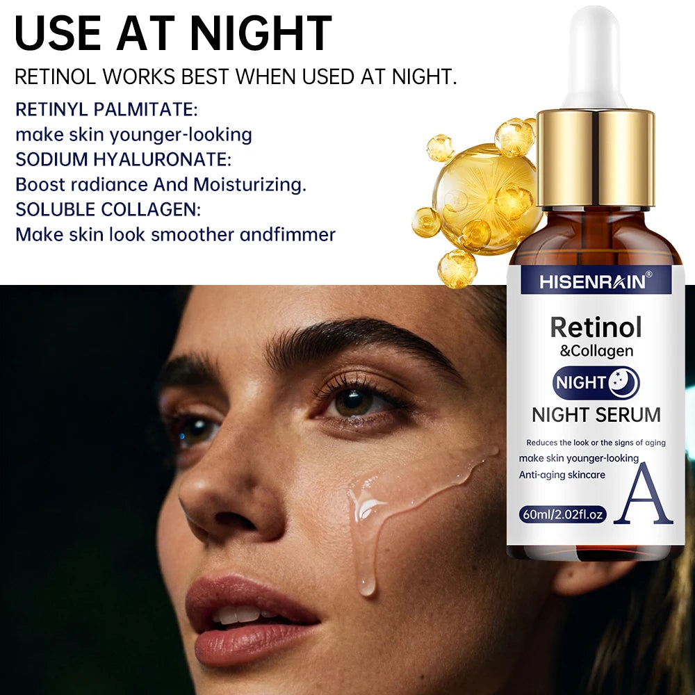 Duo de sérums Vitamine C + Rétinol + Acide Hyaluronique