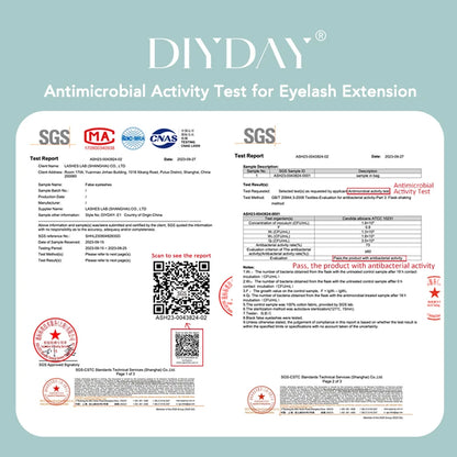 DIYDAY 16-Row Mink Individual Eyelash Extensions — B C CC D DD Curl Natural False Lashes for Makeup