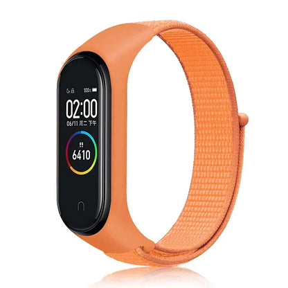 Nylon Sport Strap for Xiaomi Mi Band 3 4 5 6 7 — Soft Adjustable Replacement Wristband