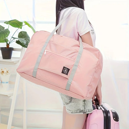 25 L Foldable Travel Duffel Bag with Trolley Sleeve