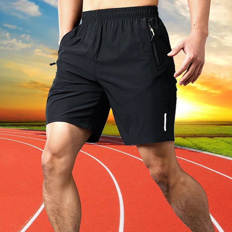 Men's Quick-Dry Sports Shorts — Breathable Running & Football Shorts