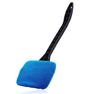 Car Window Cleaner Brush Kit — Long Handle Windshield Cleaning Tool & Interior Auto Glass Wiper