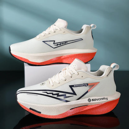 Carbon Board Marathon Running Sneakers — Breathable Lightweight Athletic Shoes for Men & Women