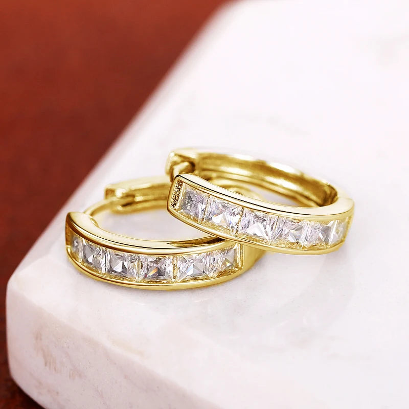 Women’s Cubic Zirconia Hoop Earrings – 11 Classic Designs