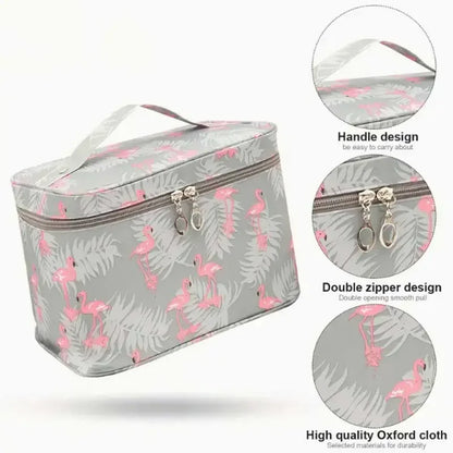 Large Capacity Makeup Bag — Multi-Compartment Home & Travel Organizer