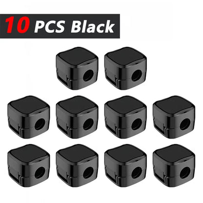 Magnetic Cable Clips — Adjustable Under-Desk Cord Holder & Cable Management Organizer (3-12 Pack)