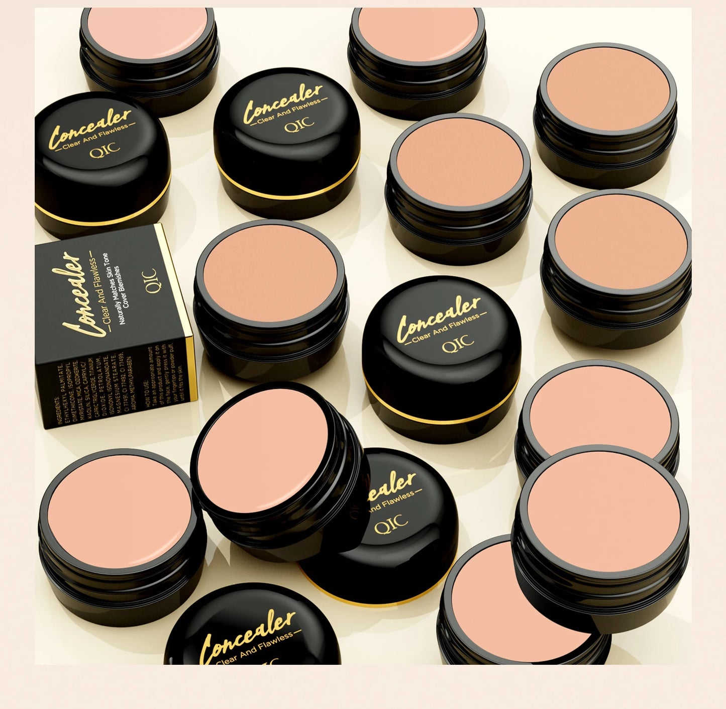 Waterproof Full Coverage Concealer — Covers Tattoos, Scars & Dark Spots