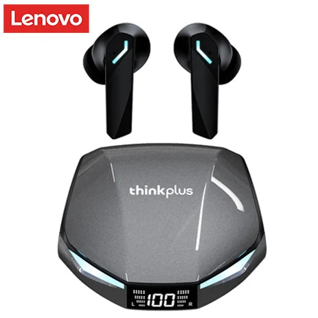 Lenovo XT53 Wireless Earbuds — Bluetooth 5.4, LED Display, Low Latency Gaming & Waterproof Design