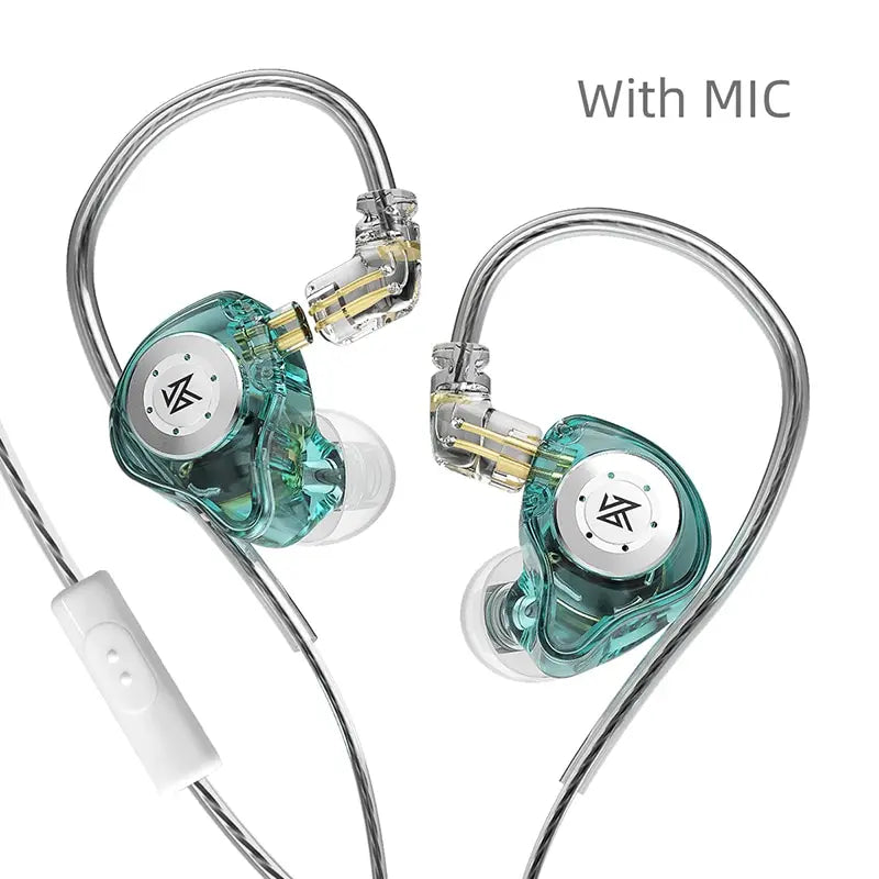 KZ EDX PRO Dynamic HIFI Earphones — Bass Earbuds In-Ear Monitor with Noise Cancelling & Mic