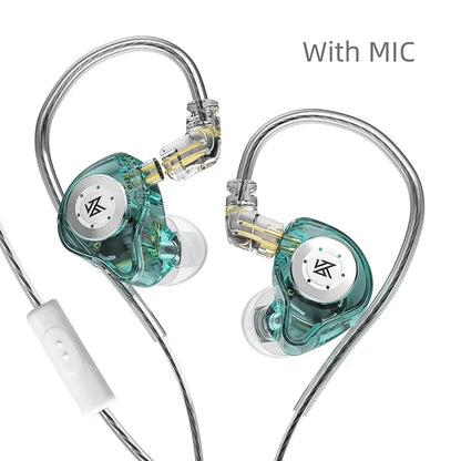 KZ EDX PRO Dynamic HIFI Earphones — Bass Earbuds In-Ear Monitor with Noise Cancelling & Mic