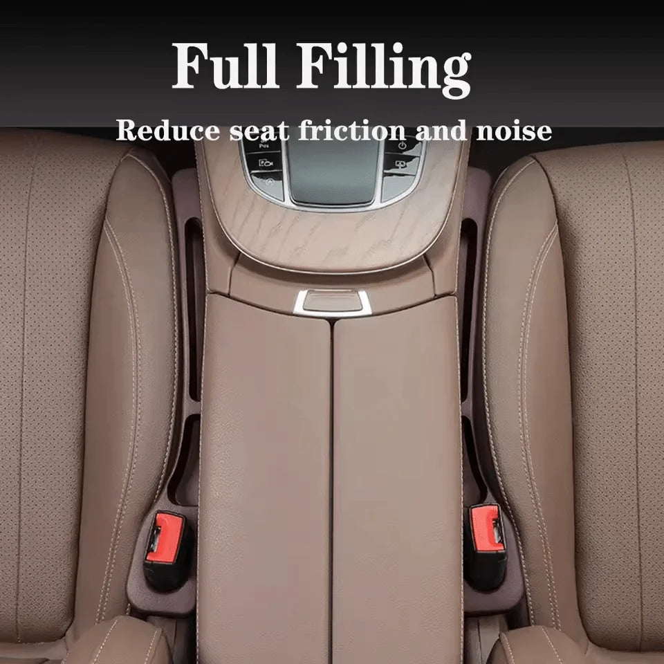 Car Seat Gap Filler — Leak-Proof Side Seam Plug Strip & Phone Wallet Holder for All Car Models
