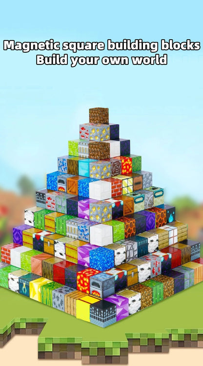 TNT Magnetic Building Blocks Set — DIY Assembly Toy with Storage Box for Kids & Teens (60–200 pcs)