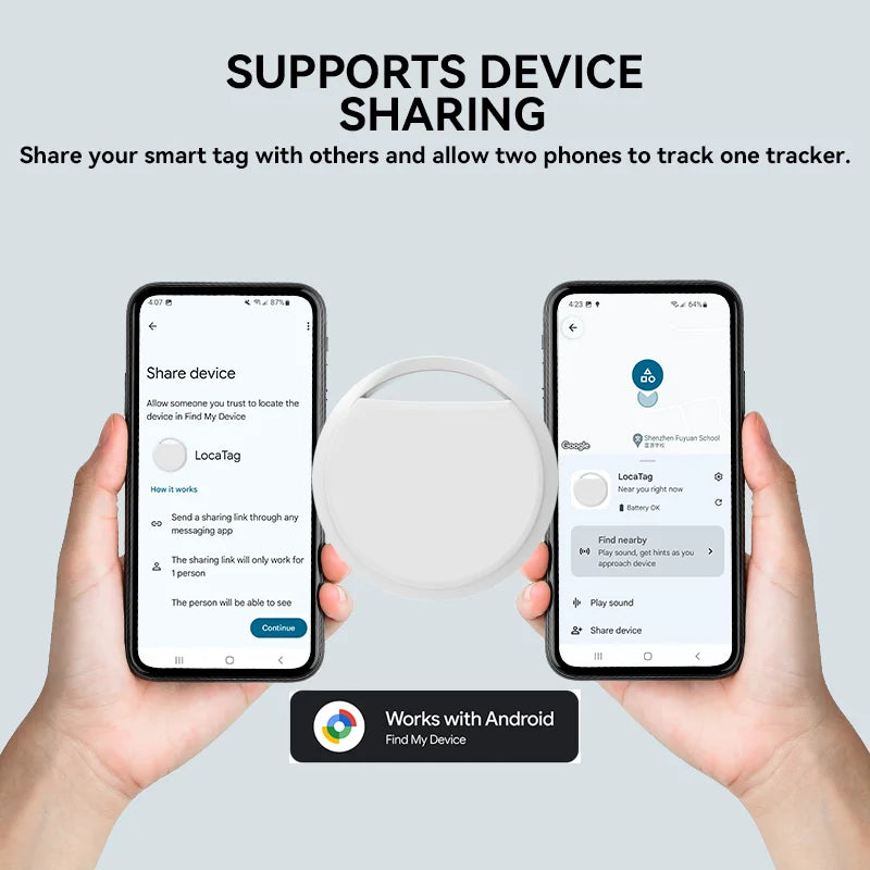 Android Bluetooth Navigation Tracker — Google Find Hub Compatible Key Finder for Samsung, Xiaomi & Pixel