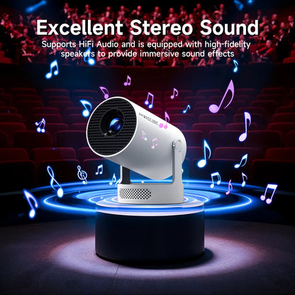 Magcubic HY300 Pro+ 8K WiFi 6 Projector — 290 ANSI Android 14, Bluetooth 5.0 & 1280x720P Home Cinema & Outdoor Projector