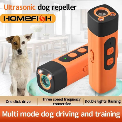 Ultrasonic Dog Barking Deterrent — Rechargeable Anti-Bark Training Device for Dogs