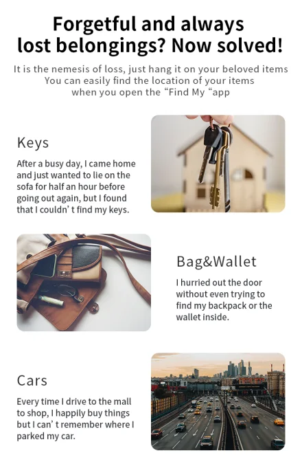 JSPTEC Bluetooth GPS Tracker — IPX5 Waterproof Mini Finder for Kids, Pets, Elderly & Keys (iOS)
