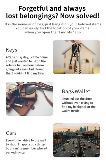 JSPTEC Bluetooth GPS Tracker — IPX5 Waterproof Mini Finder for Kids, Pets, Elderly & Keys (iOS)