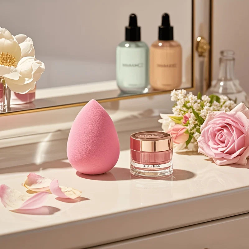 Hydrophilic Egg Makeup Sponge Set — Latex-Free Blenders for Foundation, Powder, Contour & Highlight (7/18 Pcs)
